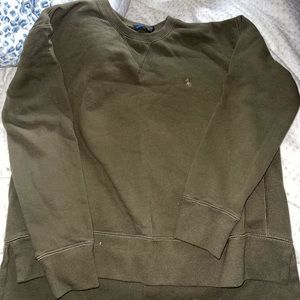 Polo crew neck sweatshirt